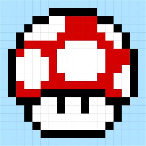 Cut To Pieces Super Mario Bros QAL Mushrooms And Shy Guy And | Pixel art, Mario bros, Super mario