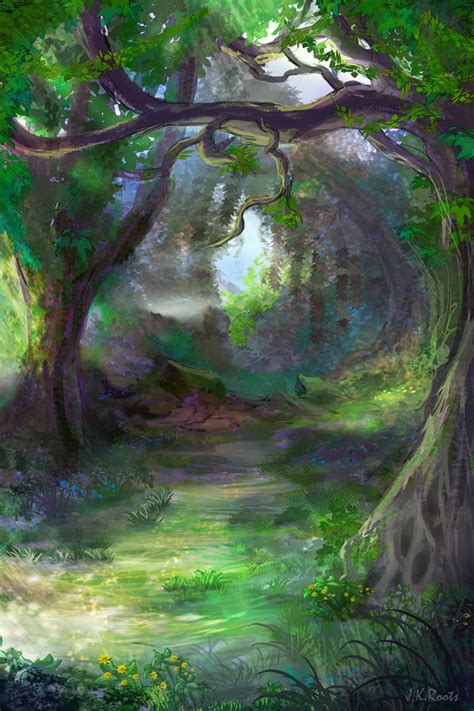 Elven Forest – J.K. Roots Art