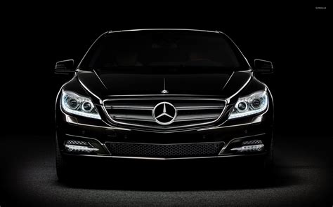 Black Mercedes-Benz in the darkness wallpaper - Car wallpapers - #52170