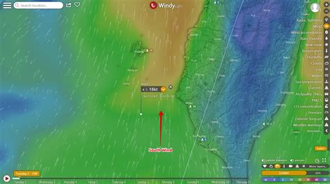 Wind speed values on map @ Windy Community