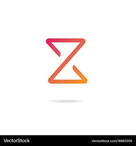 Letter z logo design template elements Royalty Free Vector