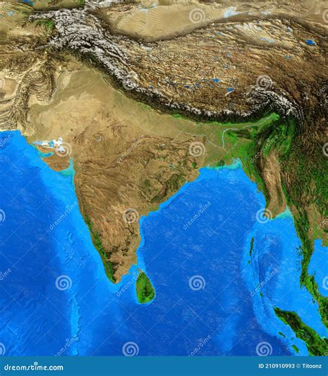 Physical Map Of India Himalayas - Franny Antonietta