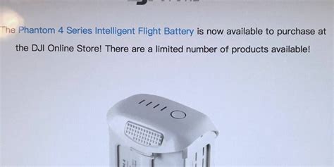 Phantom 4 Series Intelligent Flight Battery sells out immediately - DroneDJ