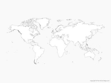 Vector World Maps | Free Vector Maps