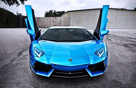 Sky Blue Lamborghini Wallpapers - Wallpaper Cave