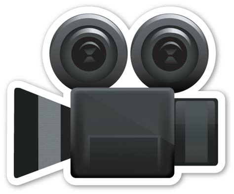 Emoji Movie Camera transparent PNG - StickPNG