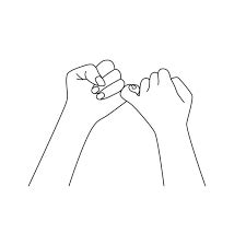 63 Two Friends Holding Hands Drawing Illustrations & Clip Art - iStock