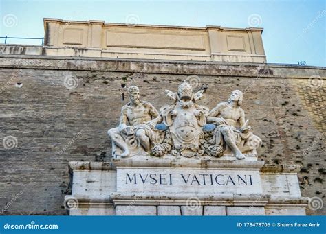 Main Entrance of the Vatican City Museums in Italy Editorial Photo - Image of fresco, papacy ...