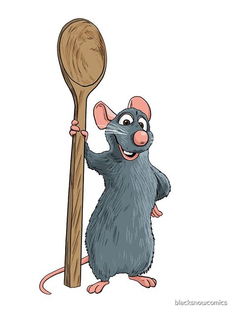 Chef Remy Rat Ratatouille Little Chef, Fan Art Rat In The Kitchen Fan – D2stobbDesigns ...