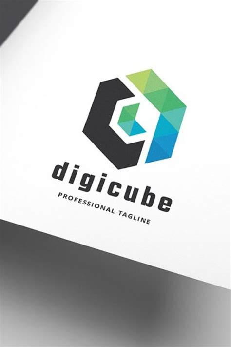 Digital Cube Logo | Logo design template, ? logo, Logo templates