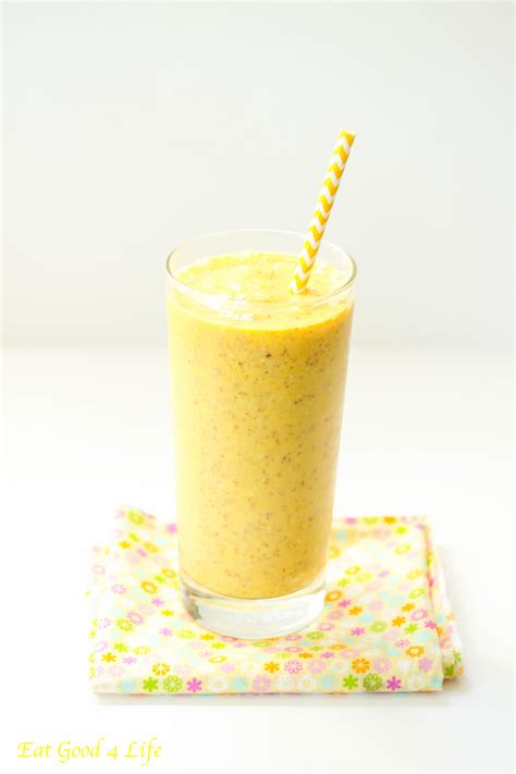 Mango coconut smoothie