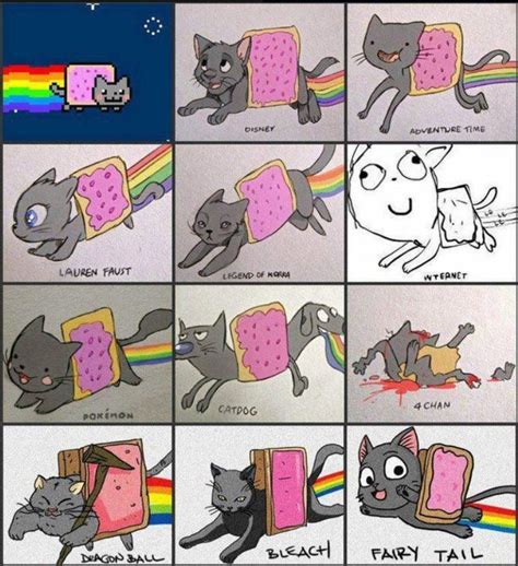 nyan cats | Nyan cat, Funny, Funny comics