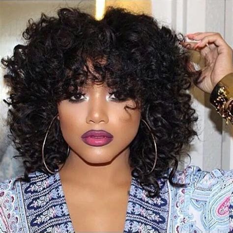 Newest Short curly synthetic wig hair Cheap Afro kinky curly wig for black women Sassy African ...