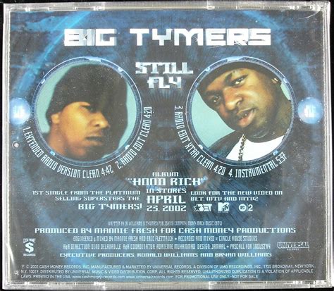 BIG TYMERS "STILL FLY" 2002 PROMO CD SINGLE ~CASH MONEY~ BIRDMAN *SEALED* - CDs