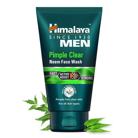 Himalaya Men Pimple Clear Neem Face Wash - Fights Pimples – Himalaya ...