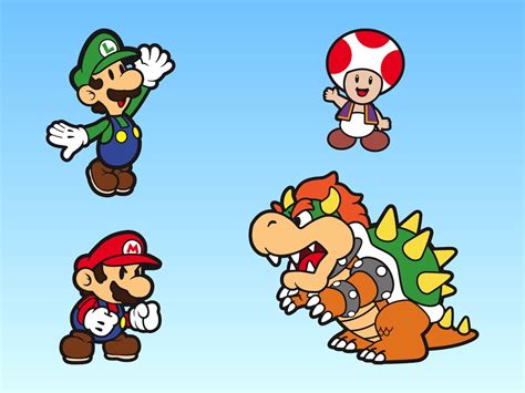 Super Mario Bros Characters Vector Art & Graphics | freevector.com