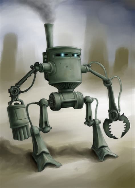 Steampunk Robot by JohnMalcolm1970 on DeviantArt