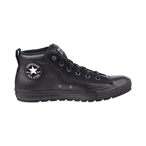 Converse - Converse Chuck Taylor All Star Street Leather Mid Top - Walmart.com - Walmart.com