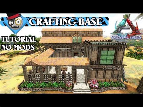 Ark: Survival Evolved - How to Build a Crafting Base - Villa Design (No Mods) - YouTube