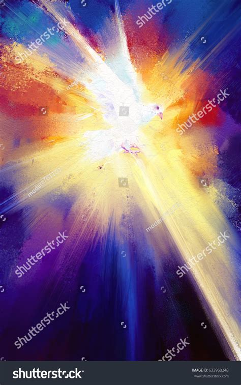 Holy Spirit Digital Painting Holy Spirit Stock Illustration 633960248 | Shutterstock