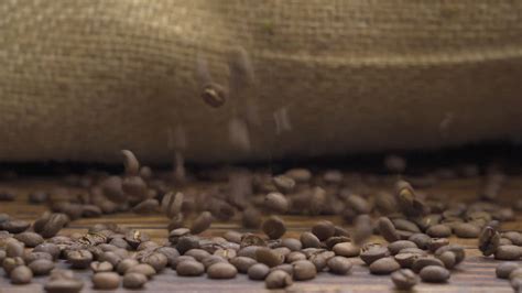 coffee beans falling, slow motion shot 27966494 Stock Video at Vecteezy