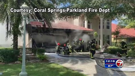 Firefighters battle flames inside Coral Springs home – WSVN 7News ...