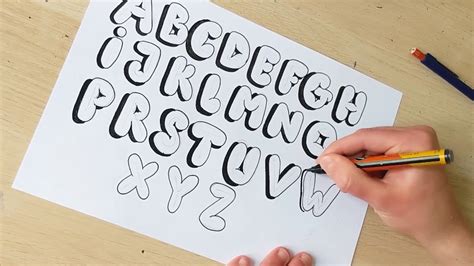 How To Draw Perfect Bubble Letters - Stuffjourney Giggmohrbrothers