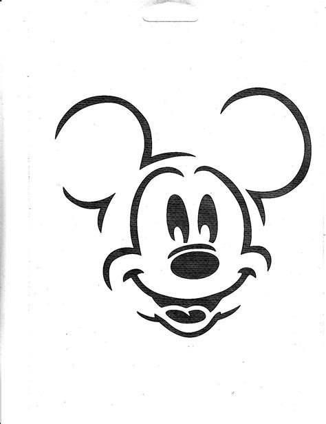 Mickey Mouse Pumpkin Stencil Printable - Printable Word Searches