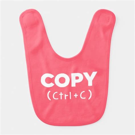 COPY Ctrl+C {Copy & Paste} Bibs for Twins | Zazzle