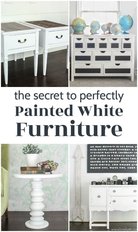 Painting furniture white: secrets to the perfect finish | White painted ...