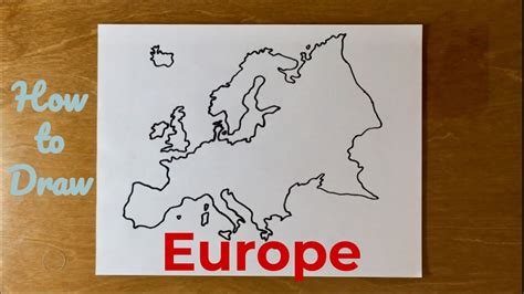 How to Draw Europe - YouTube