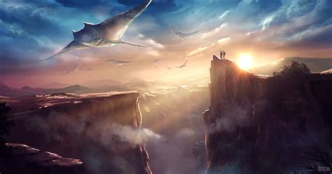 Alien Landscape Adventure - HD Wallpaper by Byzwa Dher