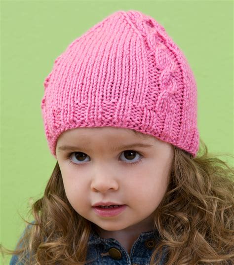 How To Knit A Cabled Baby Beanie Free Pattern