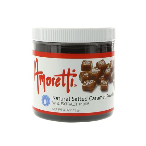 Natural Salted Caramel Extract Powder Water Soluble – Amoretti