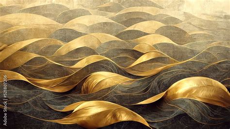 4K, gold texture, golden background, luxury backdrop, abstract design, 3D rend er, 3D ...