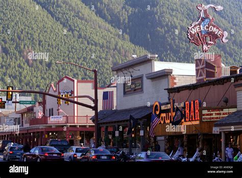 Downtown Jackson Hole, Wyoming Stock Photo - Alamy