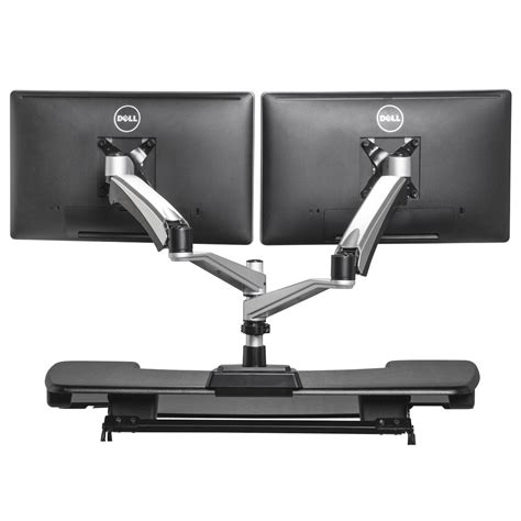 Dual Monitor Arm | Adjustable Standing Desks | VARIDESK®