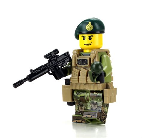 British Royal Marines Commando made with real LEGO® minifigure