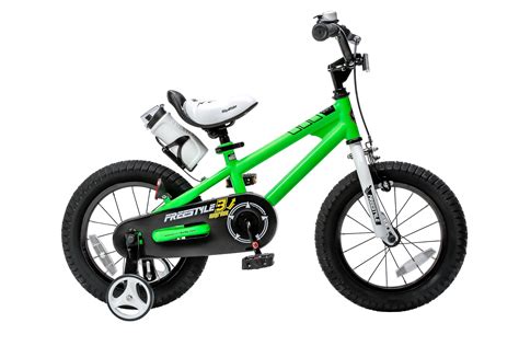 RoyalBaby Freestyle Green 14 inch Kid's Bicycle - Walmart.com - Walmart.com