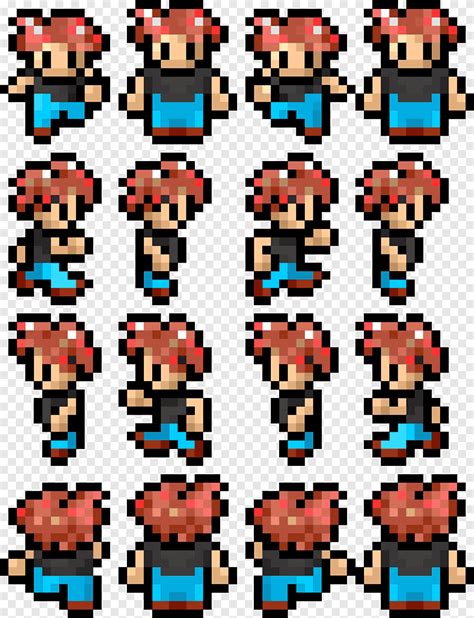 Sprite Character Retrogaming 8-bit, 8 BIT, game, symmetry png | PNGEgg