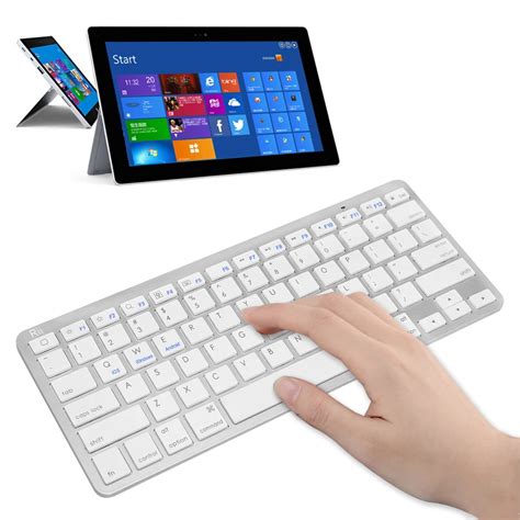 2015 Best Bluetooth Keyboard Rii BT09 Ultra Slim Wireless Bluetooth Keyboard Connection for ...