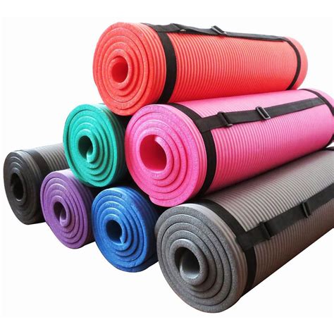 yoga Mat Extra Thick Exercise with Carrying | Shopee Philippines