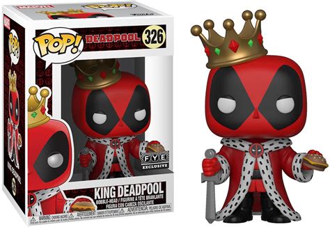 Funko Marvel Deadpool POP Marvel King Deadpool Exclusive Vinyl Bobble Head 326 - ToyWiz