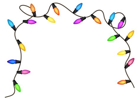 Holiday Lights Clipart Free