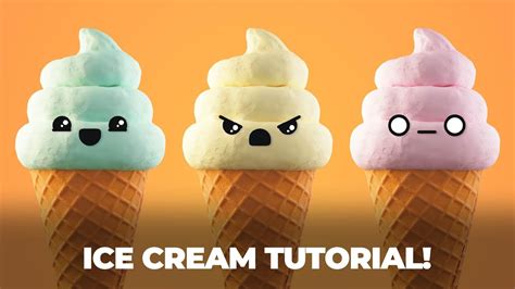 Blender 3D 2.92 - Yummy Ice Cream Tutorial - YouTube