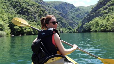 Kayaking at Canyon Matka - When in X