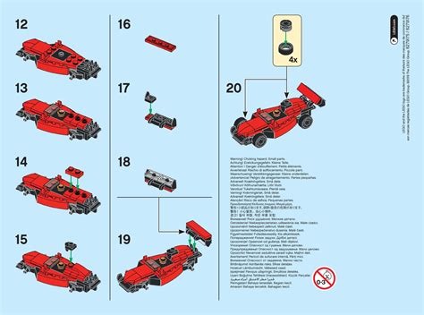 LEGO® Monthly Mini Build Instructions - Race Car