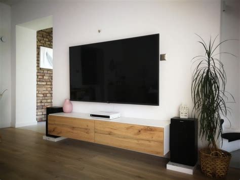 TV setup living room modern