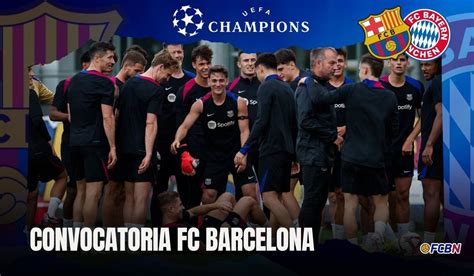 FC Barcelona squad for the match against Bayern - Champions League 2024/25