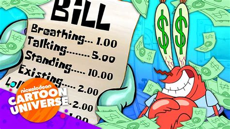 Mr. Krabs' Greediest Money Moments! 🤑 | SpongeBob | Nicktoons - YouTube